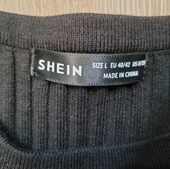 Black Sweater Dress - Picture 3 of 3